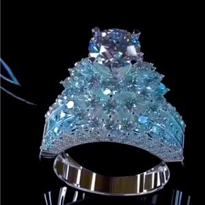 This is the world’s first motion activated ring is called the Tower of diamonds